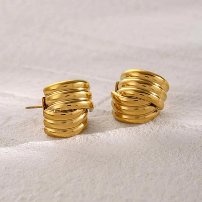 [AuraEcho]Avalon Gold Earrings
