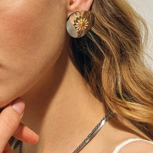 [AuraEcho]Georgiana Gold Earrings
