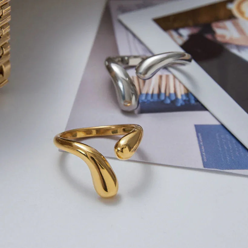 [AuraEcho]Diane Twisted Band Ring