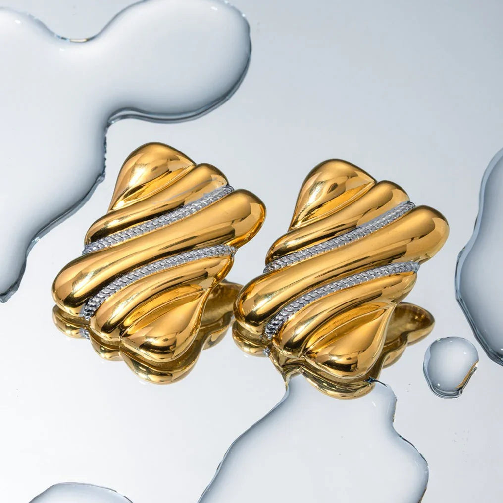 [AuraEcho]Pippa Gold Earrings