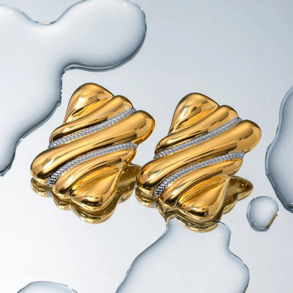 [AuraEcho]Pippa Gold Earrings