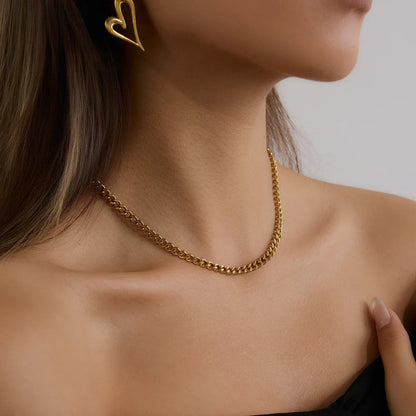 [AuraEcho]Ysolde Gold Chain Necklace