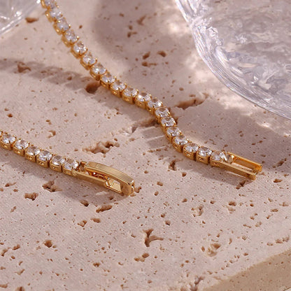 [AuraEcho]Isolde Diamond Tennis Necklace