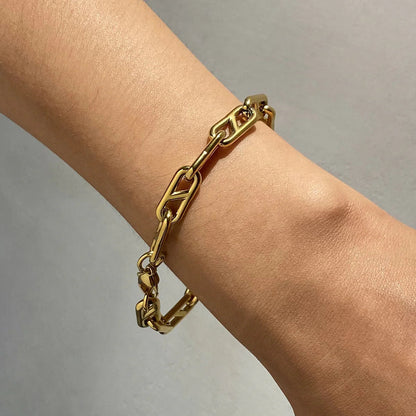 [AuraEcho]Melissa Gold Chain Bracelet