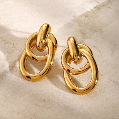 [AuraEcho]Amarelda Gold Earrings