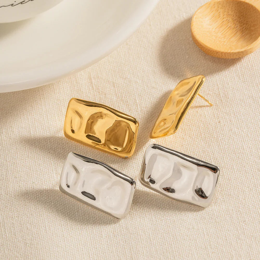 [AuraEcho]Geraldine Gold Earrings