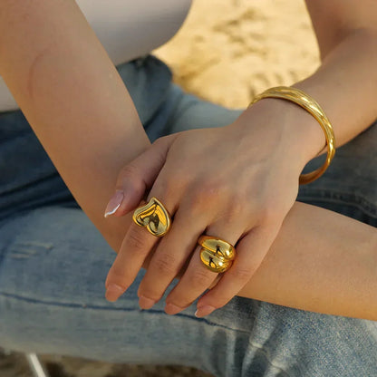 [AuraEcho]Carys Gold Ring