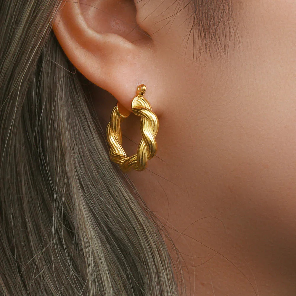 [AuraEcho]Layla Hoop Earrings