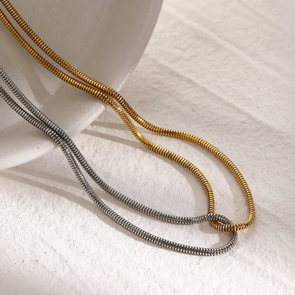 [AuraEcho]Talia Two Tone Necklace