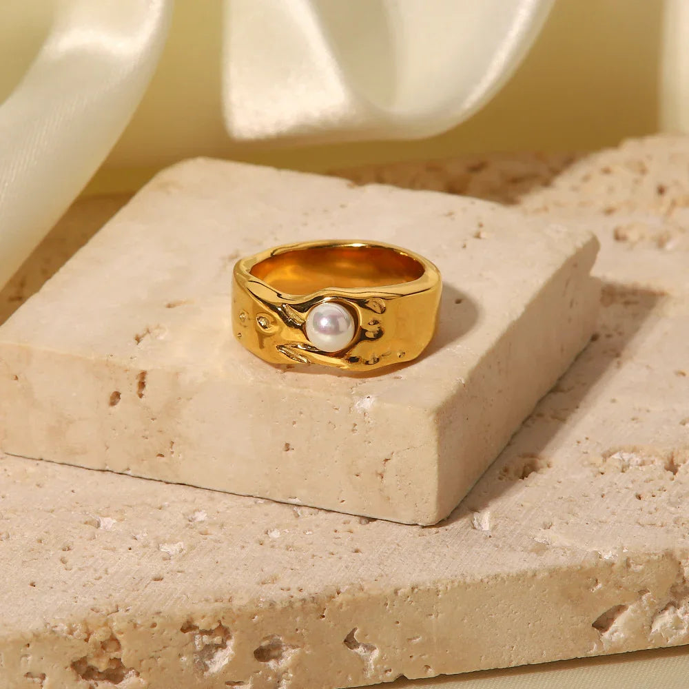 [AuraEcho]Cerulia Freshwater Pearl Ring