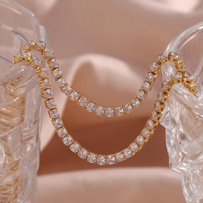 [AuraEcho]Isolde Diamond Tennis Necklace