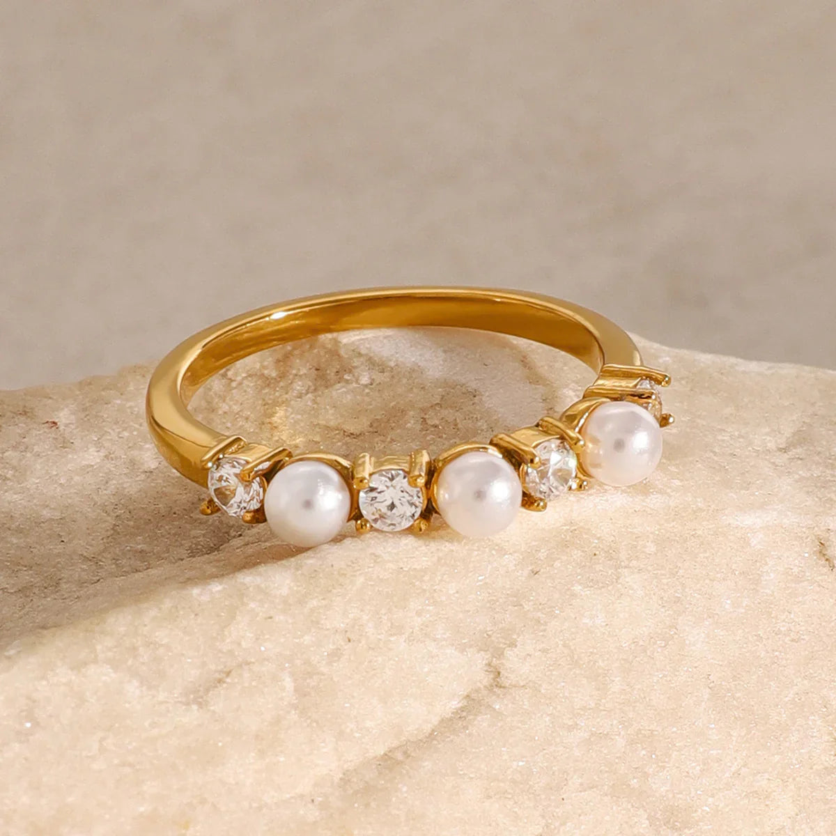 [AuraEcho]Keisha Diamond Pearl Ring