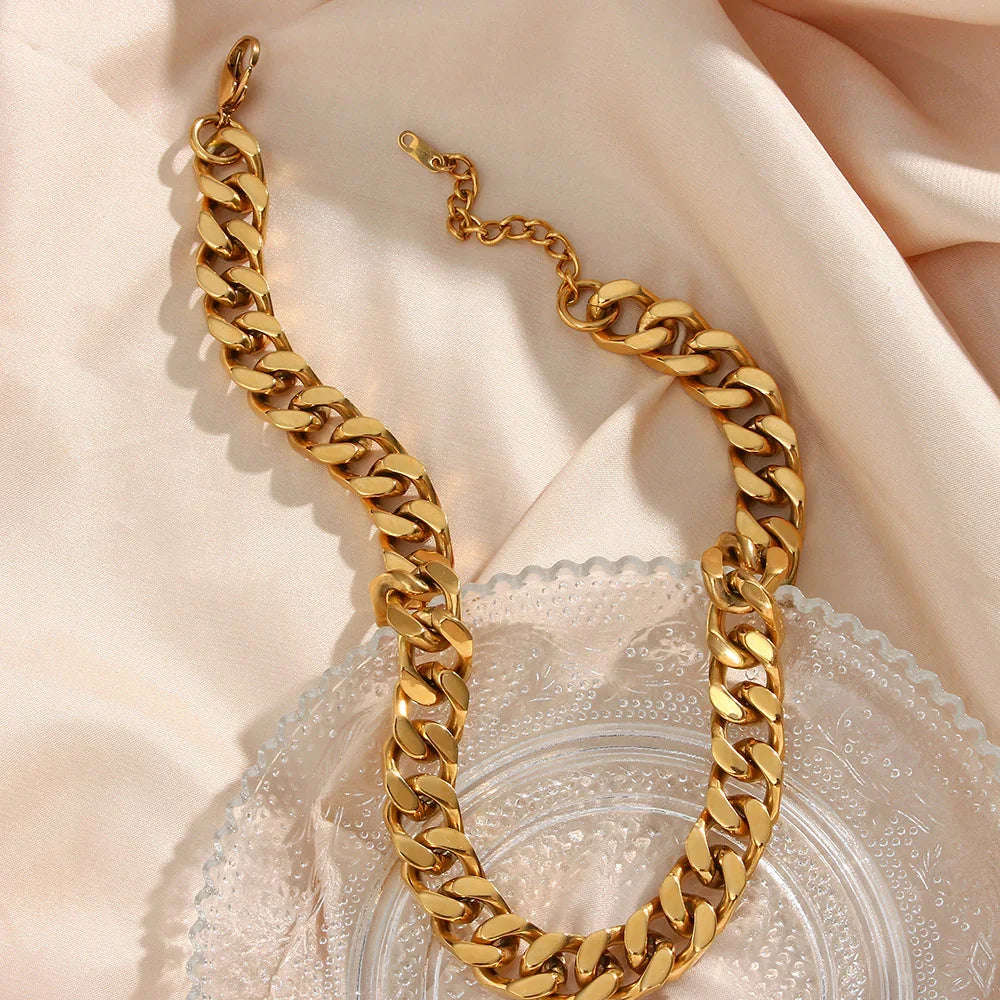 [AuraEcho]Gianna Chunky Chain Necklace