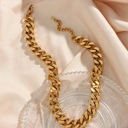 [AuraEcho]Gianna Chunky Chain Necklace