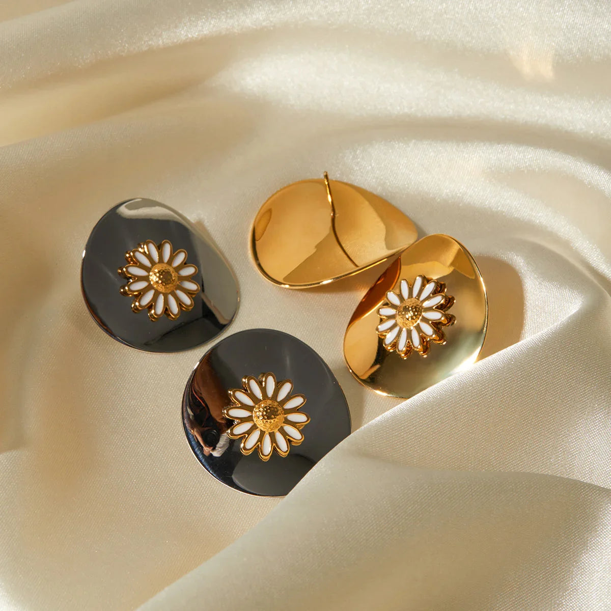 [AuraEcho]Georgiana Gold Earrings
