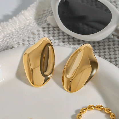 [AuraEcho]Zinnia Gold Earrings