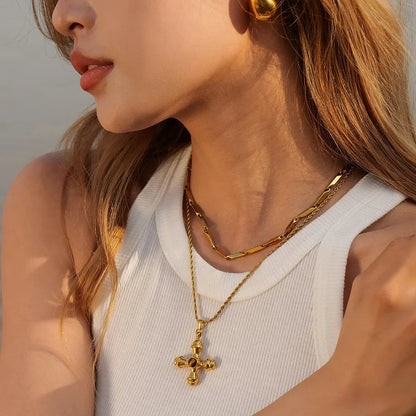 [AuraEcho]Della Gold Necklace