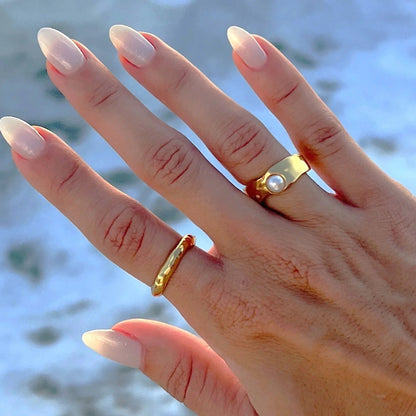 [AuraEcho]Cerulia Freshwater Pearl Ring