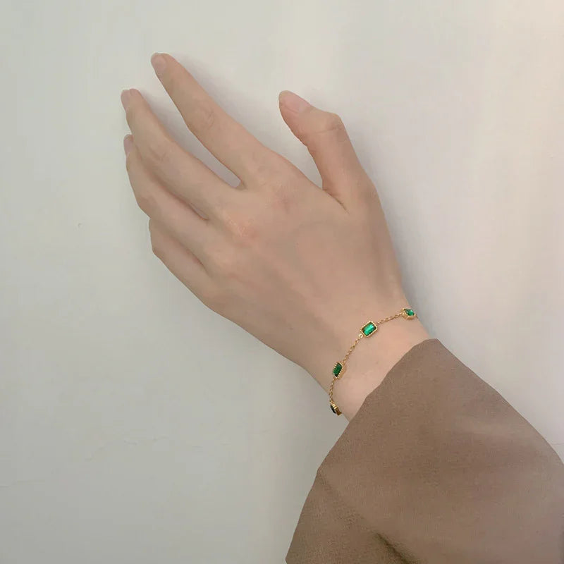 [AuraEcho]Erin Green Bracelet