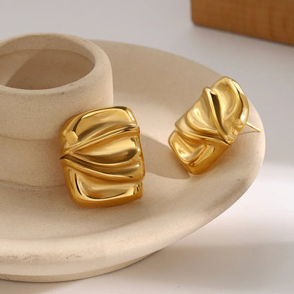 [AuraEcho]Evette Gold Earrings