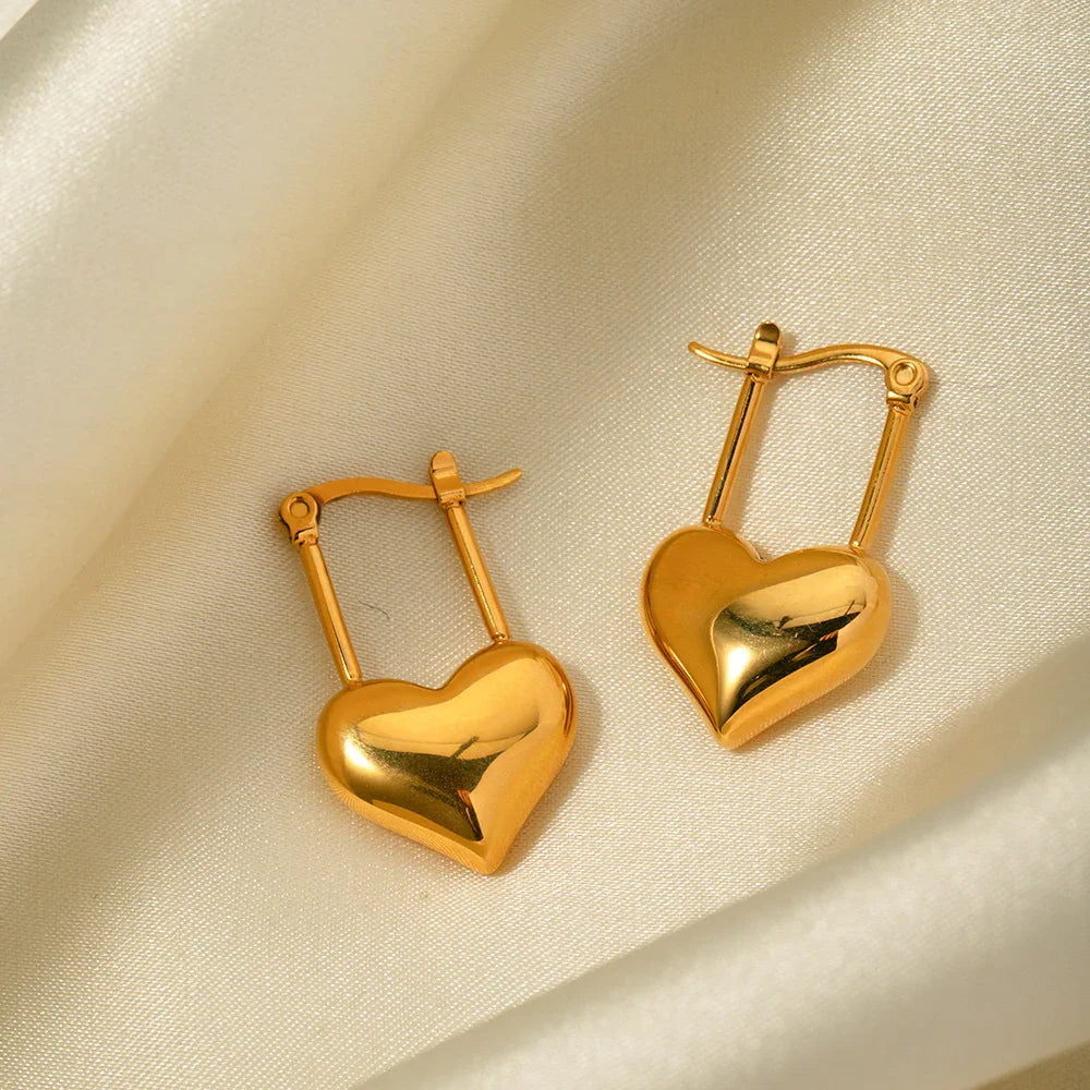 [AuraEcho]Jessamine Heart Earrings