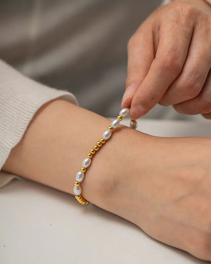 [AuraEcho]Wynn Freshwater Pearl Bracelet