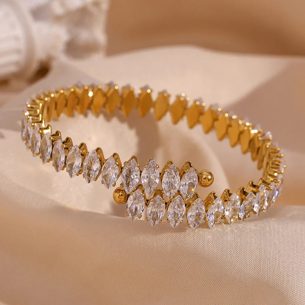 [AuraEcho]Genevieve Diamond Bracelet