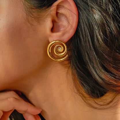 [AuraEcho]Tilly Gold Earrings