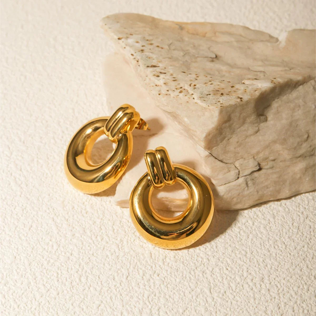 [AuraEcho]Lynora Gold Earrings