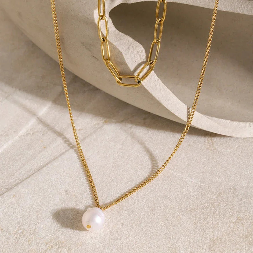 [AuraEcho]Undine Freshwater Pearl Necklace