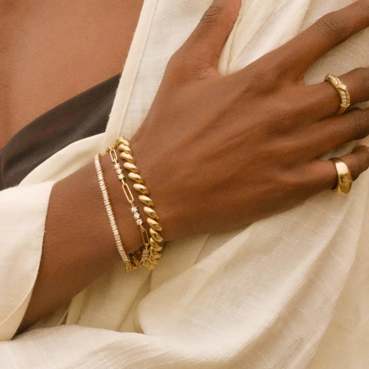 [AuraEcho]Ranielle Diamond Bracelet