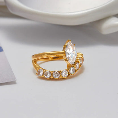 [AuraEcho]Calina Marquise Diamond Ring