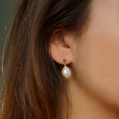 [AuraEcho]Gloria Freshwater Pearl Earrings