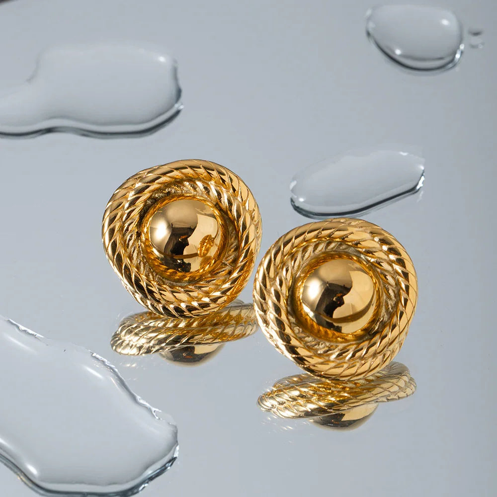 [AuraEcho]Ariadne Gold Earrings