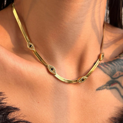 [AuraEcho]Faunne Gold Necklace