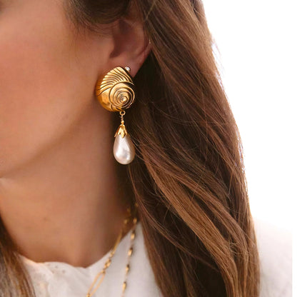 [AuraEcho]Eleonora Freshwater Pearl Earrings