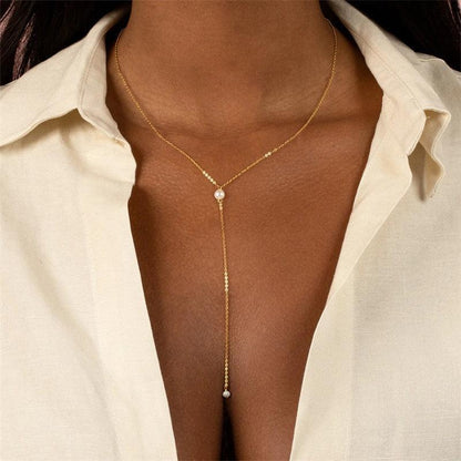 [AuraEcho]Beatrice Pearl Tassel Necklace