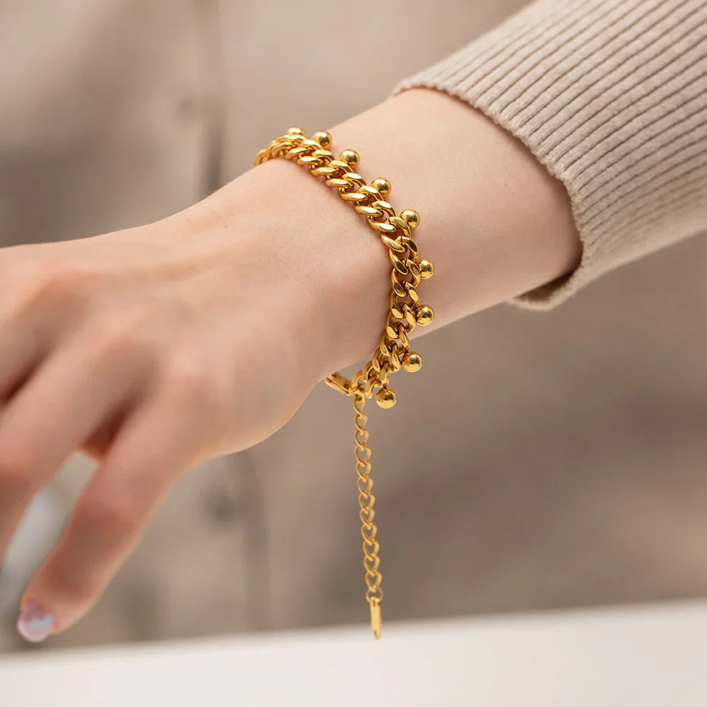 [AuraEcho]Felicity Gold Chain Bracelet