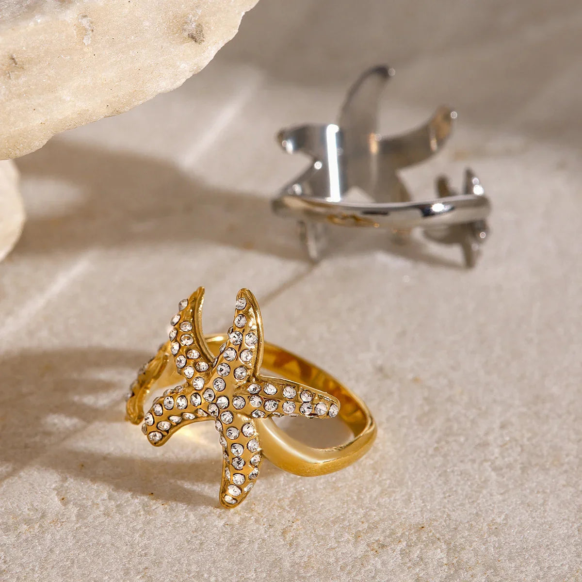 [AuraEcho]Marina Starfish Diamond Ring