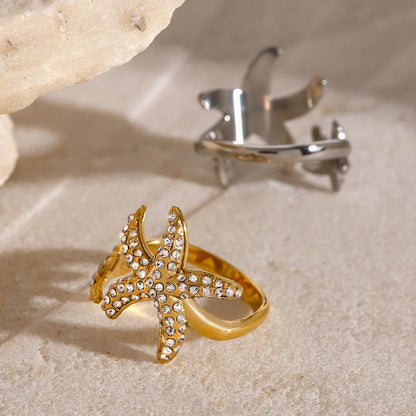 [AuraEcho]Marina Starfish Diamond Ring