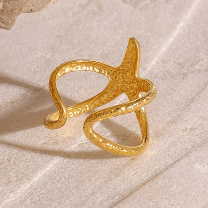 [AuraEcho]Aurelie Gold Starfish Ring