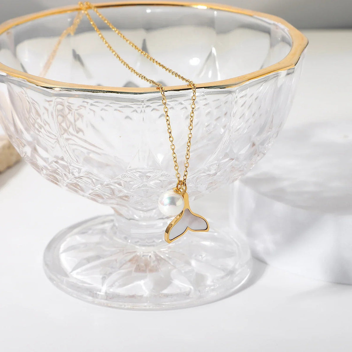 [AuraEcho]Mermaid Freshwater Pearl Necklace