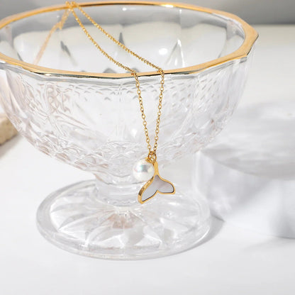 [AuraEcho]Mermaid Freshwater Pearl Necklace