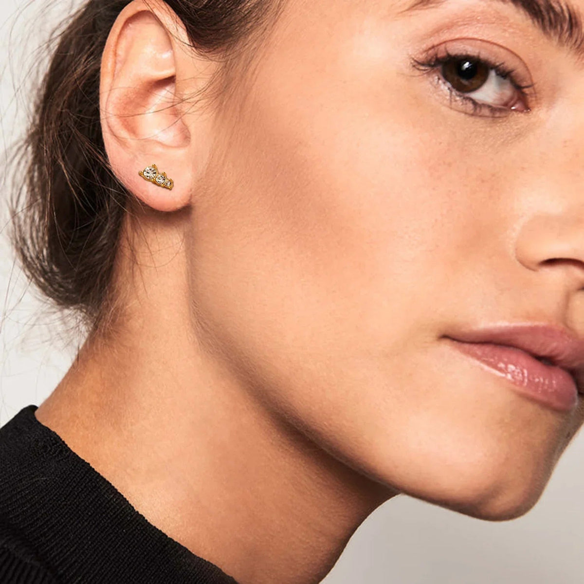 [AuraEcho]Lira Gold Earrings
