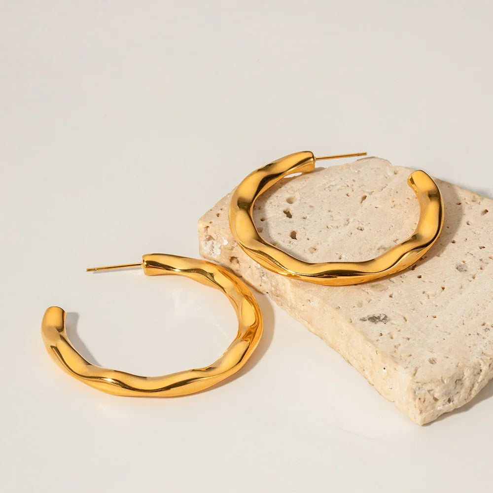 [AuraEcho]Riley Gold Earrings