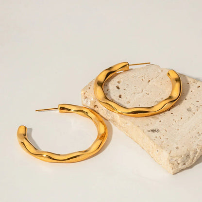 [AuraEcho]Riley Gold Earrings