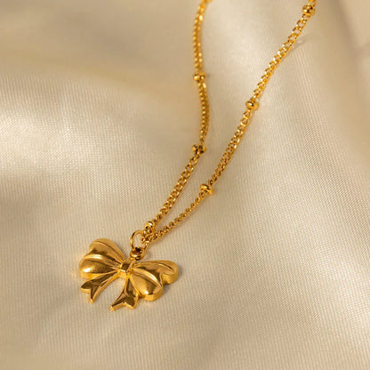 [AuraEcho]June Bow Necklace