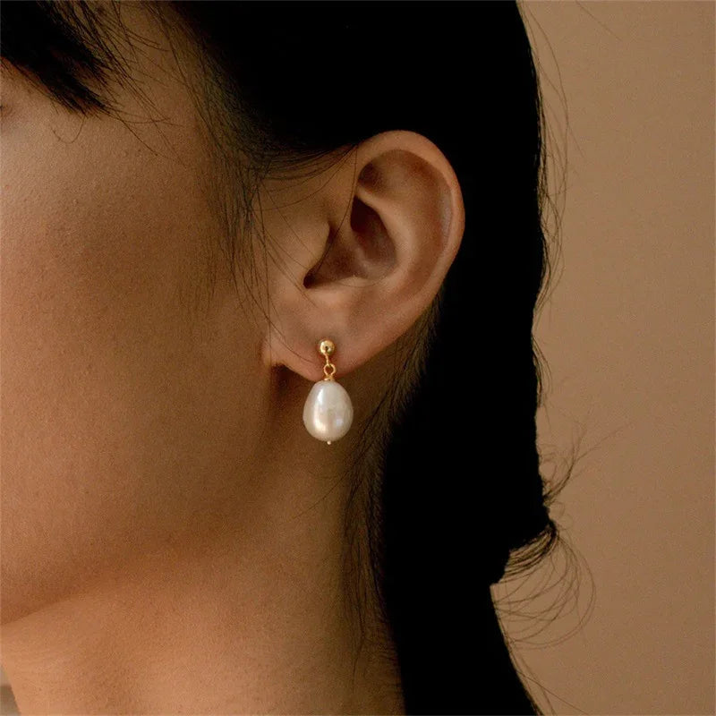 [AuraEcho]Gloria Freshwater Pearl Earrings