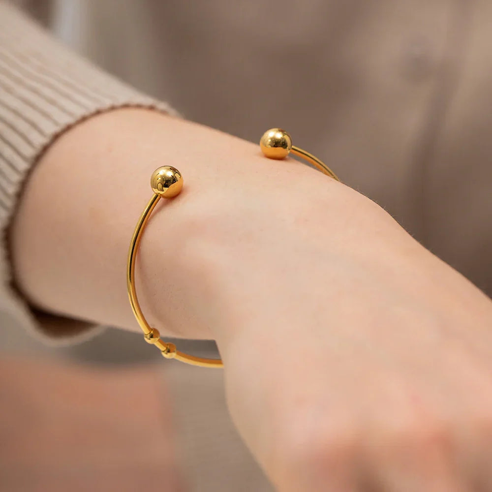 [AuraEcho]Alora Gold Bangle