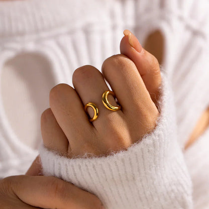[AuraEcho]Jackie Twisted Band Ring